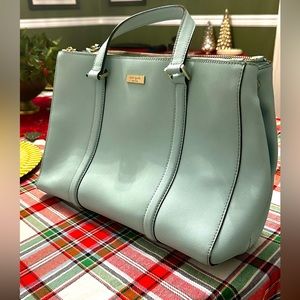 Kate Spade blue leather purse.